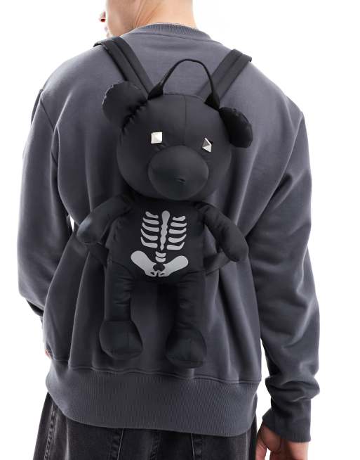 Teddy Bear Backpack, Skeleton Teddy Backpack