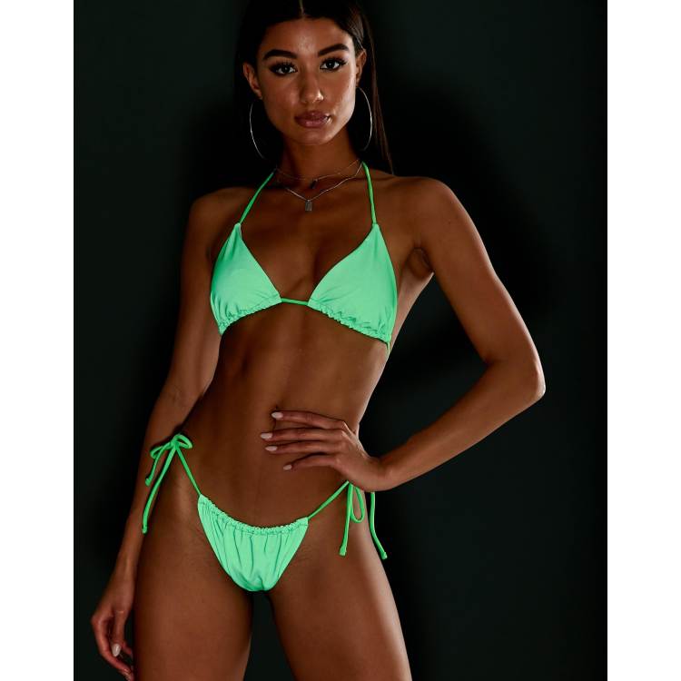 Asos lime sale green bikini