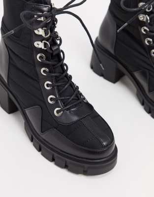 asos design ablaze chunky hiker boots