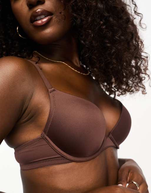 Reggiseno Push-up Con Ferretto E Inserti In Cotone - Nimiah Marrone Cioccolato