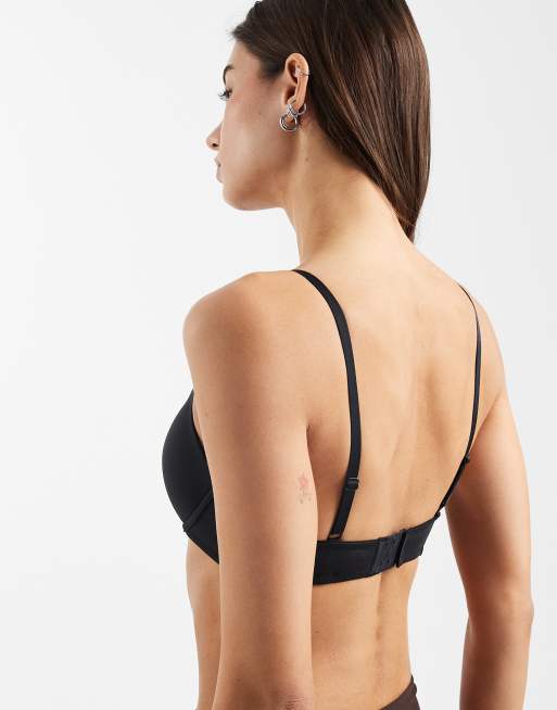 ASOS DESIGN - Reggiseno T-shirt sagomato nero, 2 di 4
