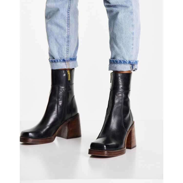 Bottines noires asos sale