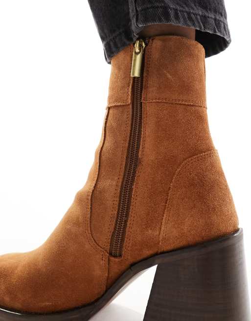 Tan on sale boots suede