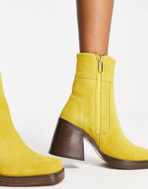 Mustard boots sales