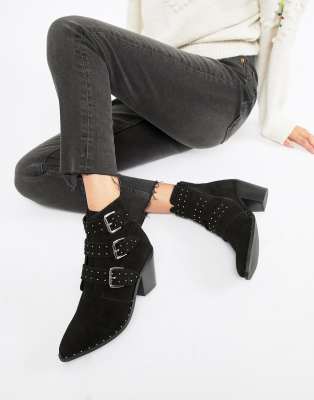 studded ankle boots asos