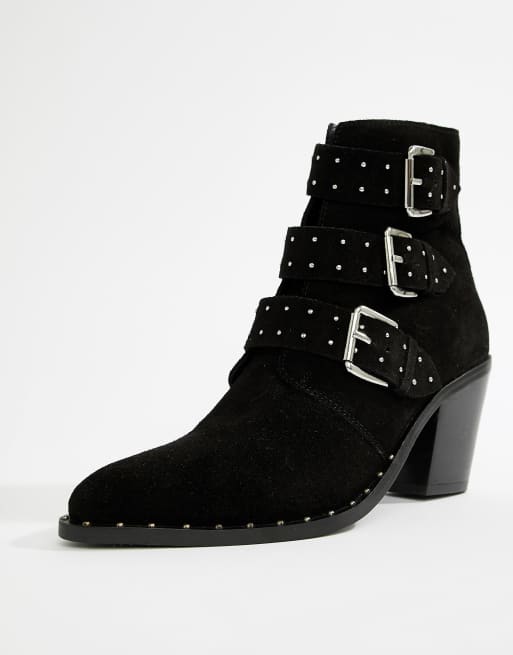 Studded ankle clearance boots asos