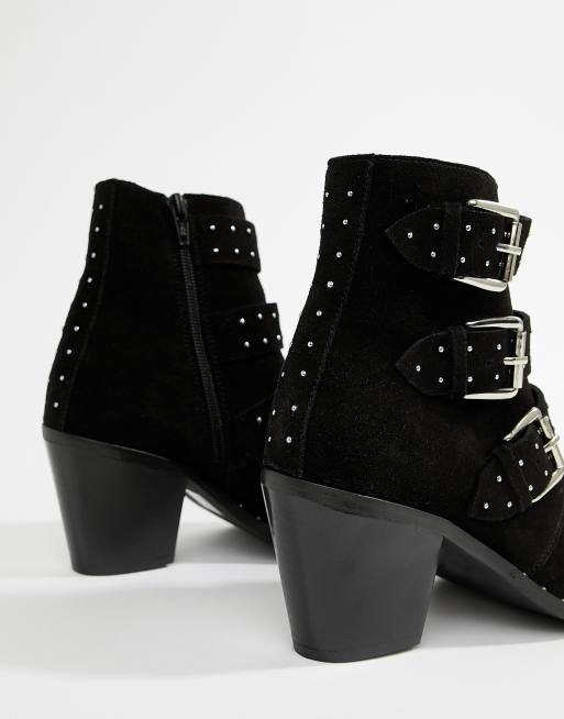 Asos studded ankle outlet boots