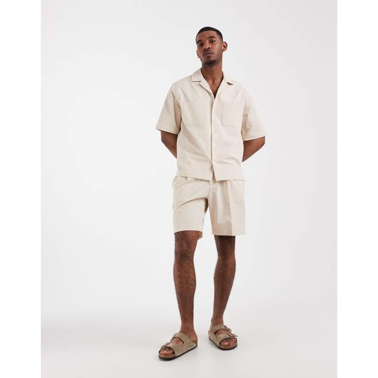 mens designer dress shorts Men's | Custom Tailored breathable fabric with back elastic waist for a perfect fit Men's Dress Shorts Flat Front