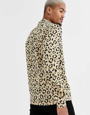 asos animal print tops