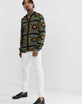 asos animal print tops