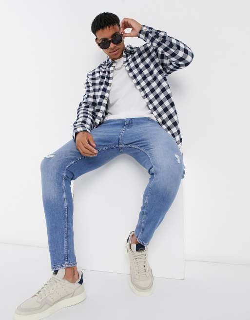 gingham overshirt