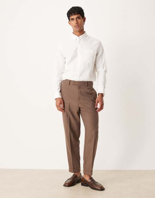 ASOS DESIGN - Regular-fit Oxford overhemd in wit, 2 van 5