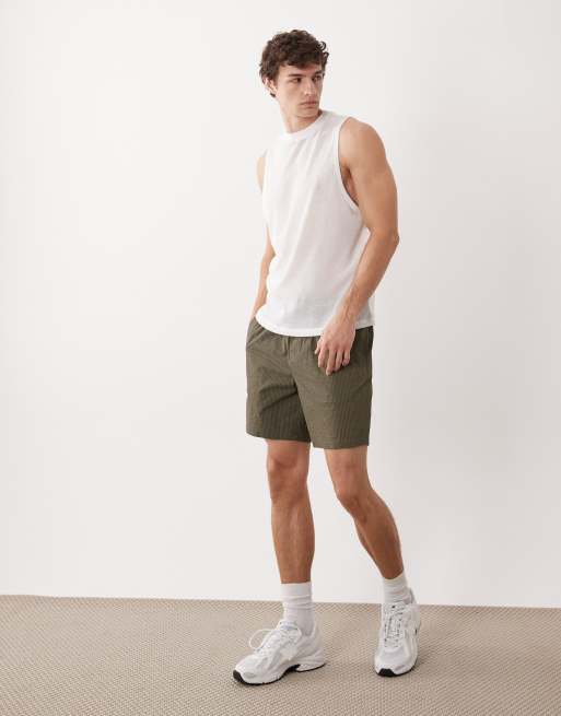 ASOS DESIGN - Regular-fit rechte tanktop met opengebreide textuur in wit, 2 van 5