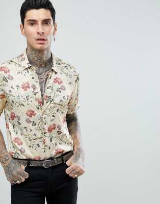 asos mens floral shirt