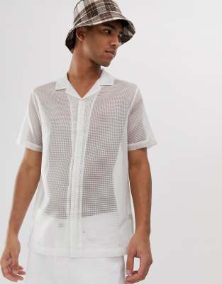 sheer white shirt