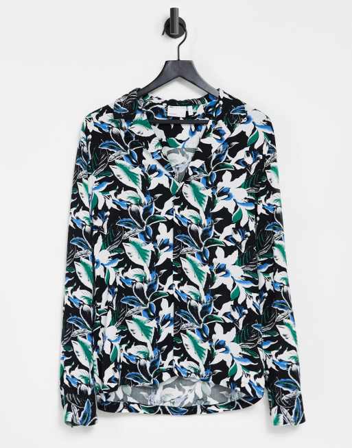 womens black camp shirt