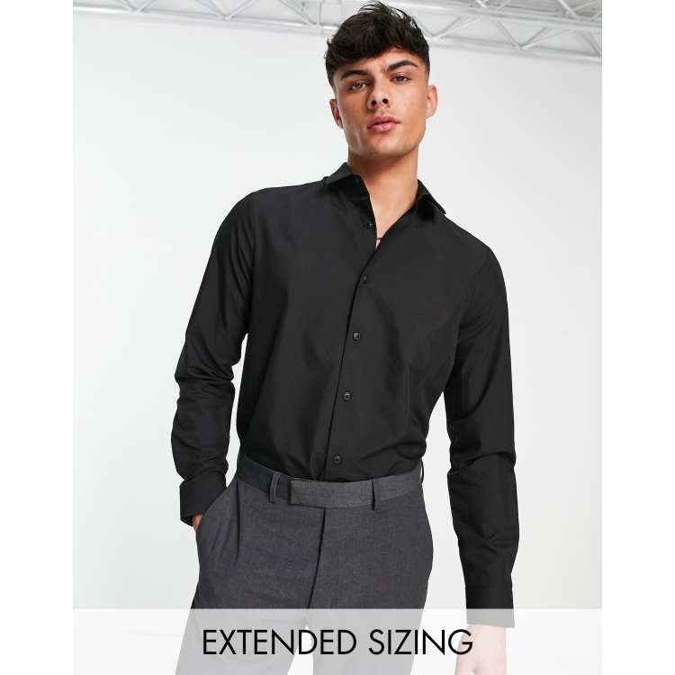 Black formal shirt store design