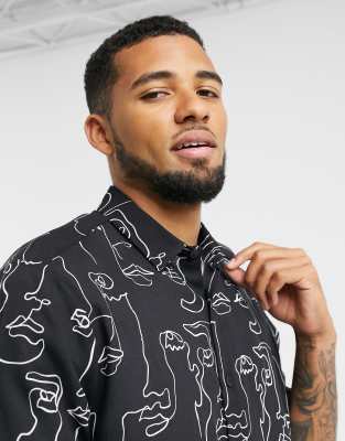 asos face shirt