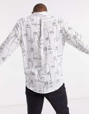 asos face shirt