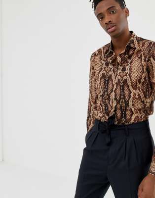 Asos snake cheap print top