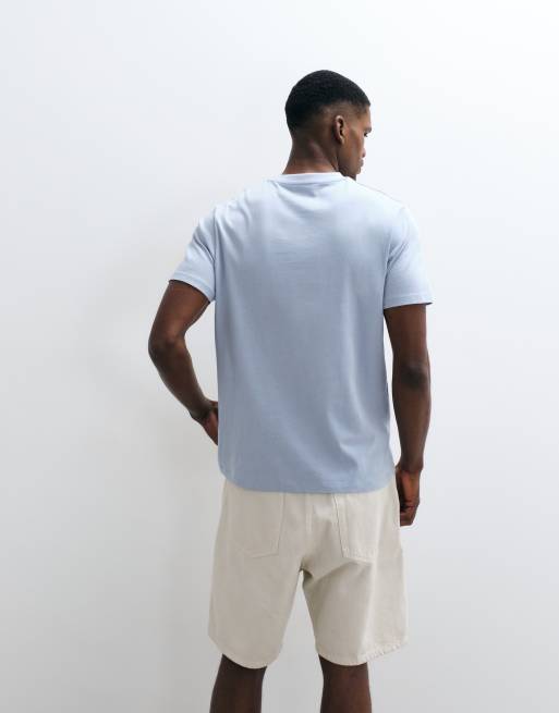 ASOS DESIGN – Regular-Fit-T-Shirt in Hellblau, 5 von 5
