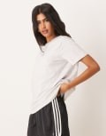 [ASOS DESIGN] ASOS DESIGN regular fit t-shirt in ice marl-Grey S Ice Marl