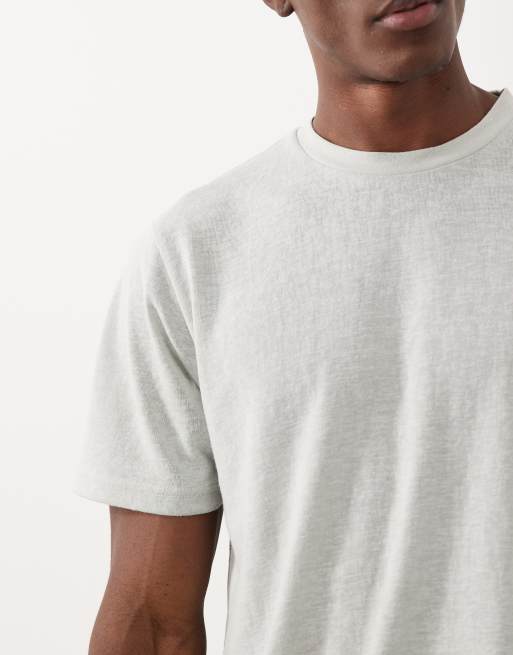 ASOS DESIGN - Regular-fit T-shirt met linnenlook in lichtgroen, 5 van 5