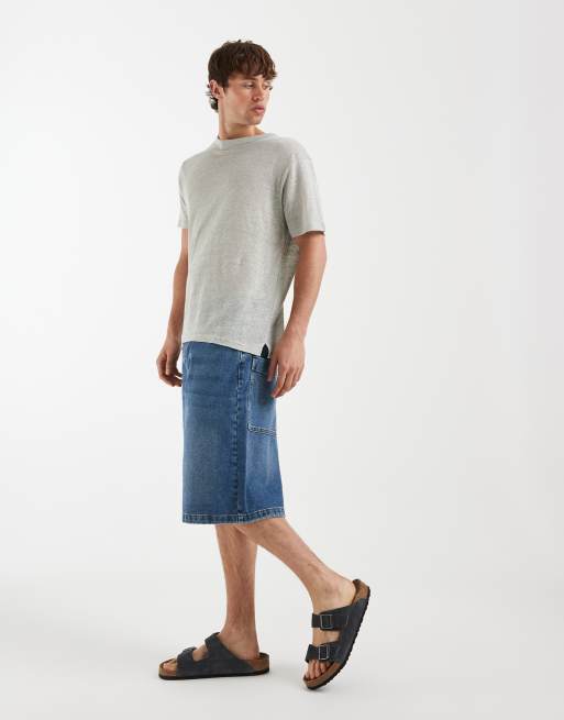 ASOS DESIGN - Regular-fit T-shirt van puur linnen in lichtgroen, 2 van 5