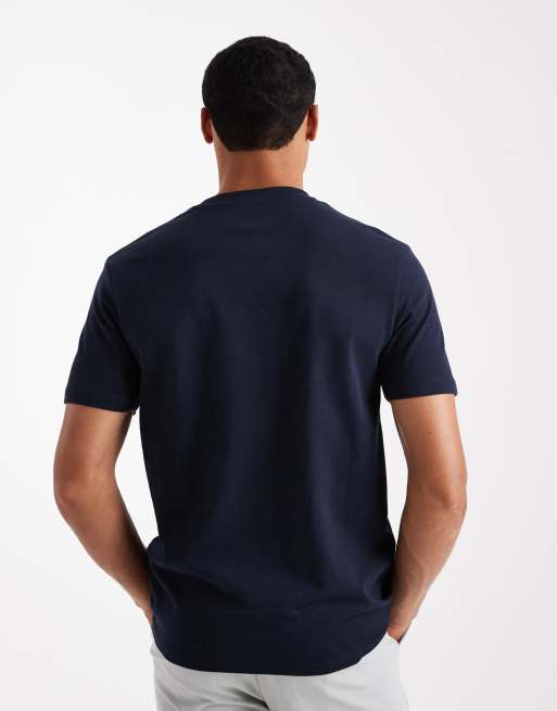 ASOS DESIGN - Regular-fit T-shirt van zware stof in marineblauw , 3 van 5