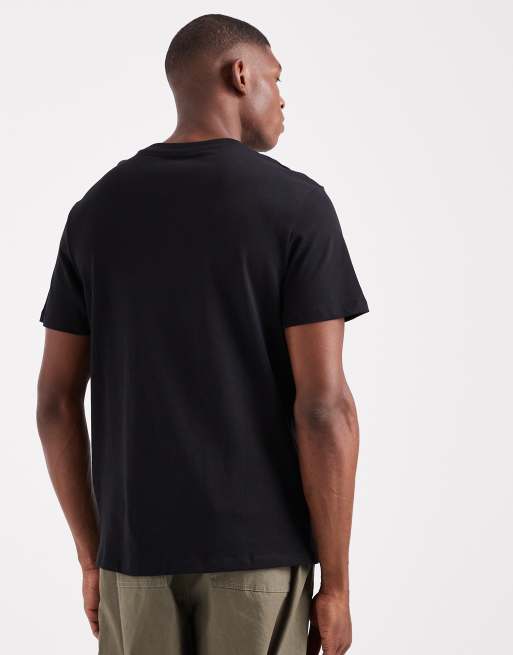 ASOS DESIGN - Regular-fit T-shirt van zware stof in zwart , 3 van 5