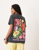 ASOS DESIGN twist front t-shirt in white