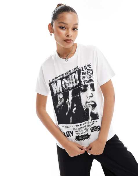 ASOS DESIGN regular fit t-shirt with movie graphic in white - view 1