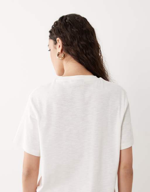 ASOS DESIGN regular fit t-shirt with palm club graphic in slub jersey, 4 of 4