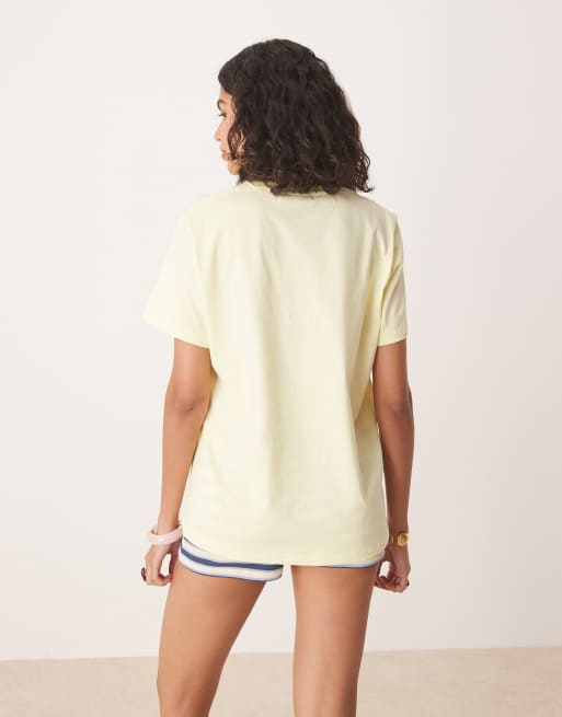 ASOS DESIGN regular fit t-shirt with Seville Spain graphic in yellow, 3 of 4