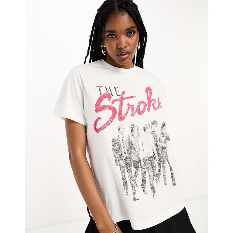 The shop strokes shirts