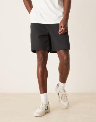 Asos Design Regular Length Pull On Bermuda Shorts