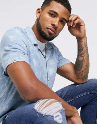 asos mens button up