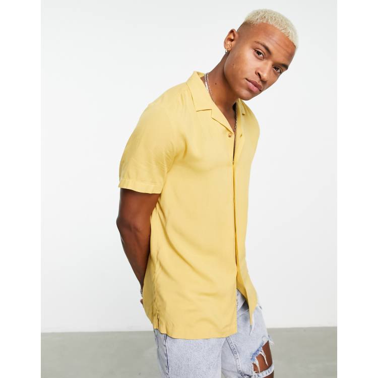 Asos store mustard top