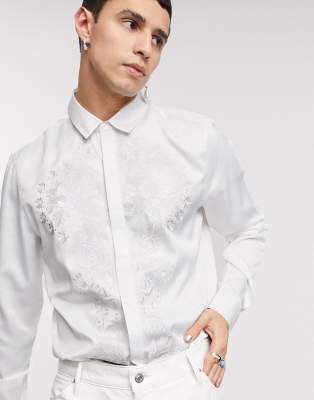 off white dress shirt