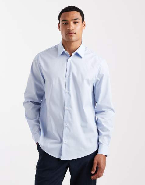 ASOS DESIGN regular shirt in blue - view 1