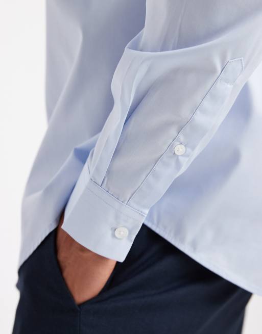 ASOS DESIGN regular shirt in blue