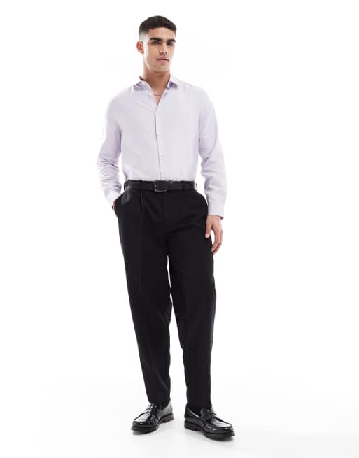 ASOS DESIGN regular shirt in pink, 3 of 4