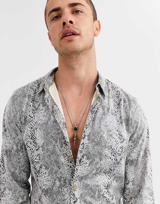 asos snakeskin shirt