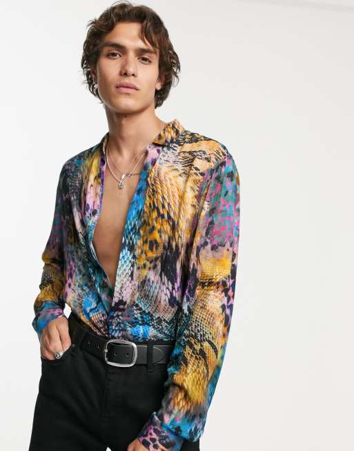 asos snakeskin shirt