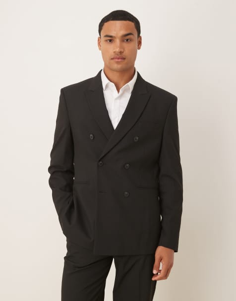 ASOS DESIGN regular suit jacket in black - view 1