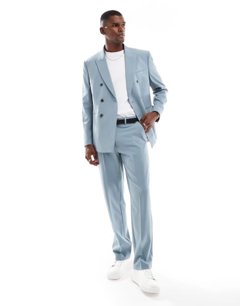 ASOS DESIGN regular suit set in light blue - view 1