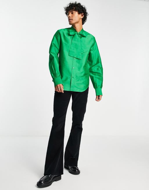 Asos green sale shirt