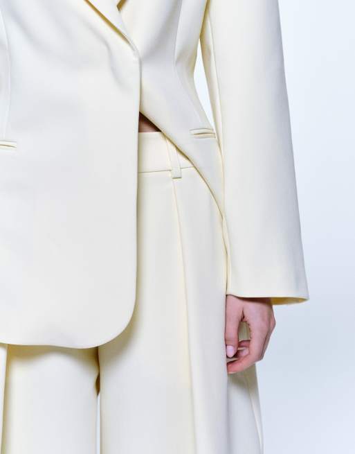 ASOS DESIGN relaxed barrel in yellow, 2 of 5