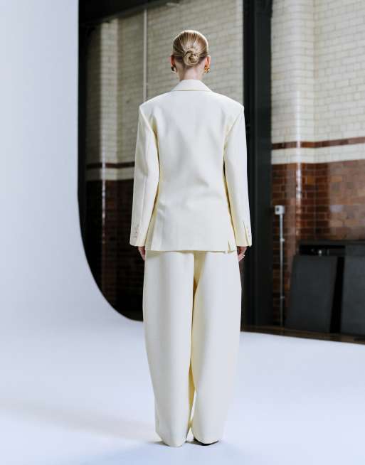 ASOS DESIGN relaxed barrel in yellow, 3 of 5