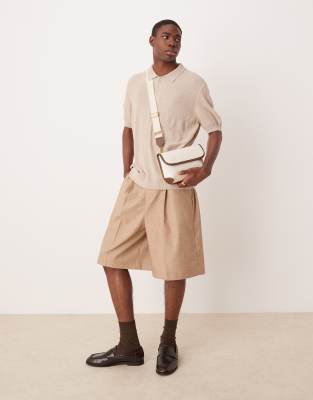 Asos Design Relaxed Boxy Knit Polo